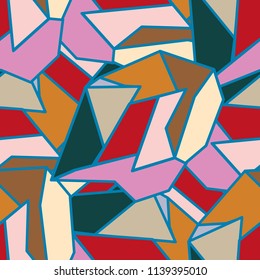 Abstract color seamless pattern for new background.