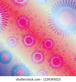 Abstract color seamless pattern for new background.