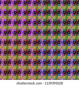 Abstract color seamless pattern for new background.