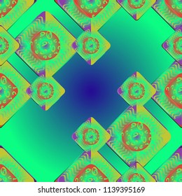 Abstract color seamless pattern for new background.