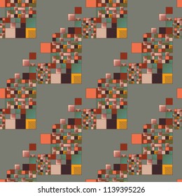 Abstract color seamless pattern for new background.