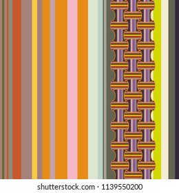 Abstract color seamless pattern for new background.