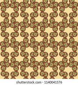 Abstract color seamless pattern for new background.