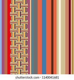 Abstract color seamless pattern for new background.