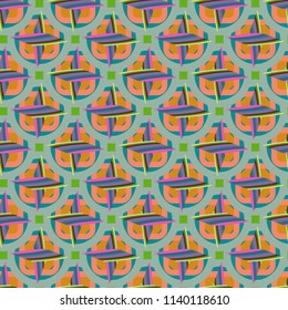 Abstract color seamless pattern for new background.