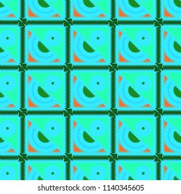 Abstract color seamless pattern for new background.