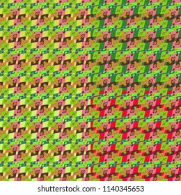 Abstract color seamless pattern for new background.