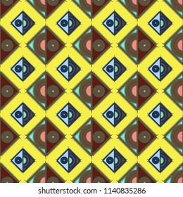 Abstract color seamless pattern for new background.