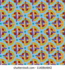 Abstract color seamless pattern for new background.
