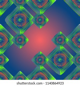 Abstract color seamless pattern for new background.
