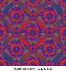 Abstract color seamless pattern for new background.