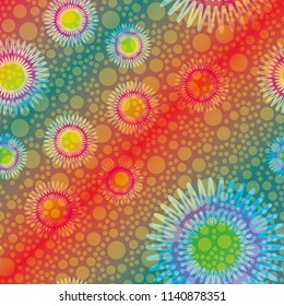 Abstract color seamless pattern for new background.