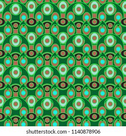 Abstract color seamless pattern for new background.