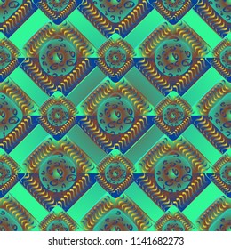 Abstract color seamless pattern for new background.