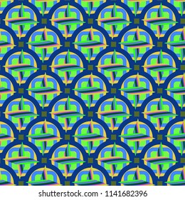 Abstract color seamless pattern for new background.