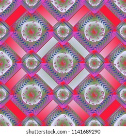 Abstract color seamless pattern for new background.