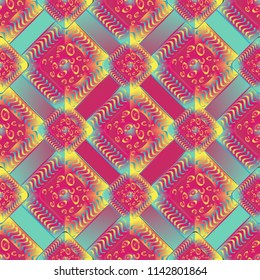 Abstract color seamless pattern for new background.