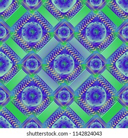 Abstract color seamless pattern for new background.