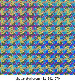 Abstract color seamless pattern for new background.