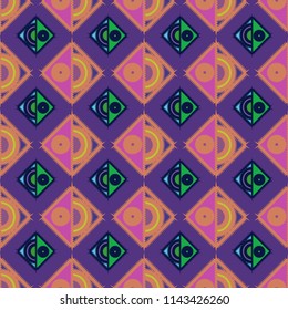 Abstract color seamless pattern for new background.
