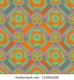 Abstract color seamless pattern for new background.