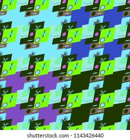 Abstract color seamless pattern for new background.