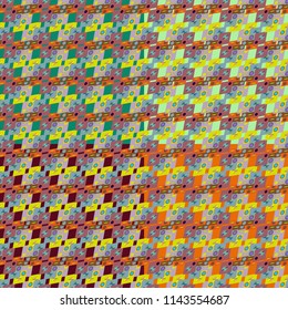 Abstract color seamless pattern for new background.
