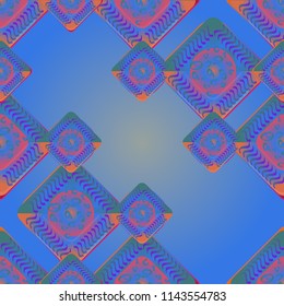 Abstract color seamless pattern for new background.