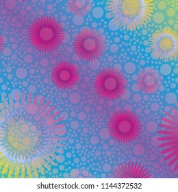 Abstract color seamless pattern for new background.