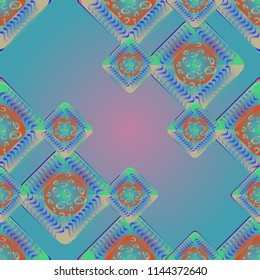 Abstract color seamless pattern for new background.