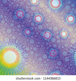 Abstract color seamless pattern for new background.