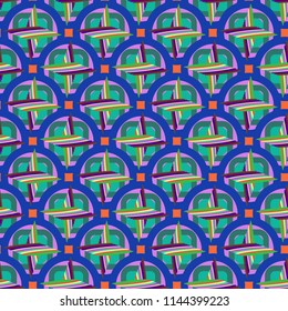 Abstract color seamless pattern for new background.