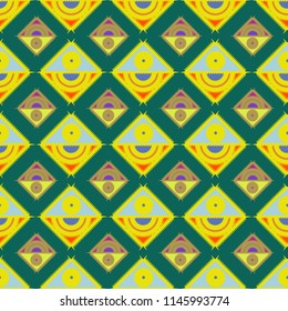 Abstract color seamless pattern for new background.