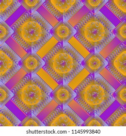 Abstract color seamless pattern for new background.