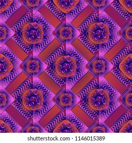Abstract color seamless pattern for new background.