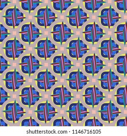 Abstract color seamless pattern for new background.