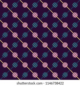 Abstract color seamless pattern for new background.