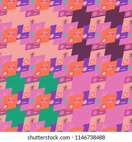 Abstract color seamless pattern for new background.