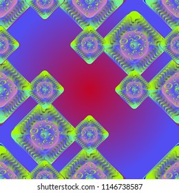 Abstract color seamless pattern for new background.