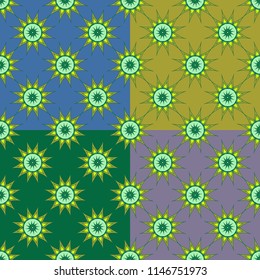 Abstract color seamless pattern for new background.