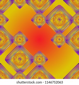 Abstract color seamless pattern for new background.