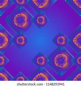 Abstract color seamless pattern for new background.