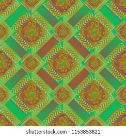 Abstract color seamless pattern for new background.