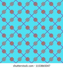Abstract color seamless pattern for new background.