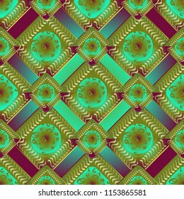 Abstract color seamless pattern for new background.