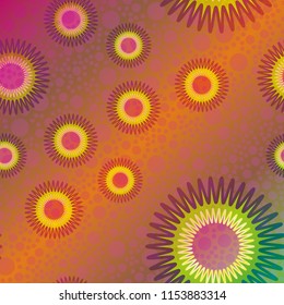 Abstract color seamless pattern for new background.