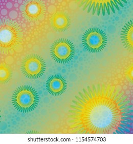 Abstract color seamless pattern for new background.