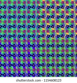 Abstract color seamless pattern for new background.