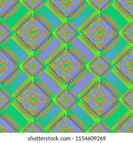 Abstract color seamless pattern for new background.