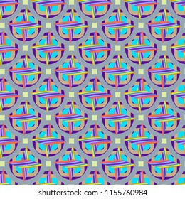 Abstract color seamless pattern for new background.